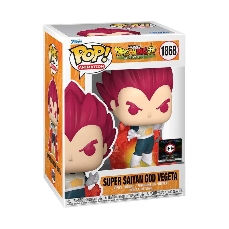 Super Saiyan God Vegeta (Punching) | 1868 | Dragon Ball Super | Anime | Funko Pop