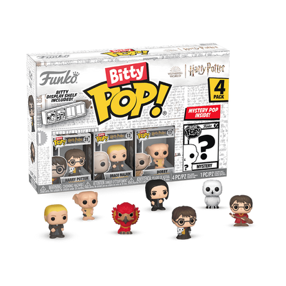 Bitty Pop! Harry Potter | 4-Pack | Pelicula Harry Potter