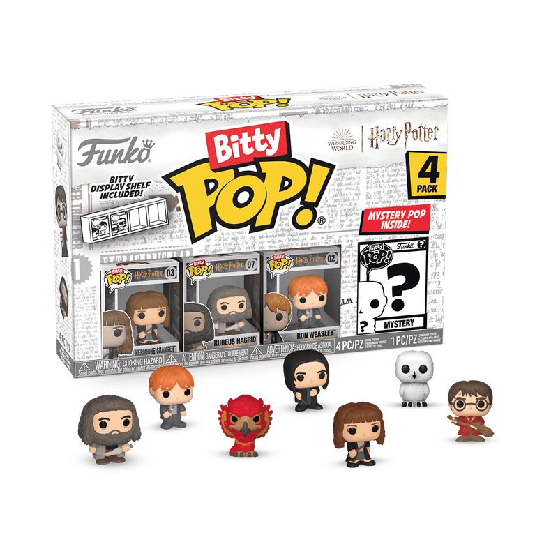 Bitty Pop! Harry Potter | 4-Pack | Pelicula Harry Potter