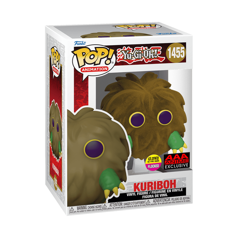 Kuriboh  | Flocked | GITD | 1455 | Yugi Oh! | Anime | Funko Pop